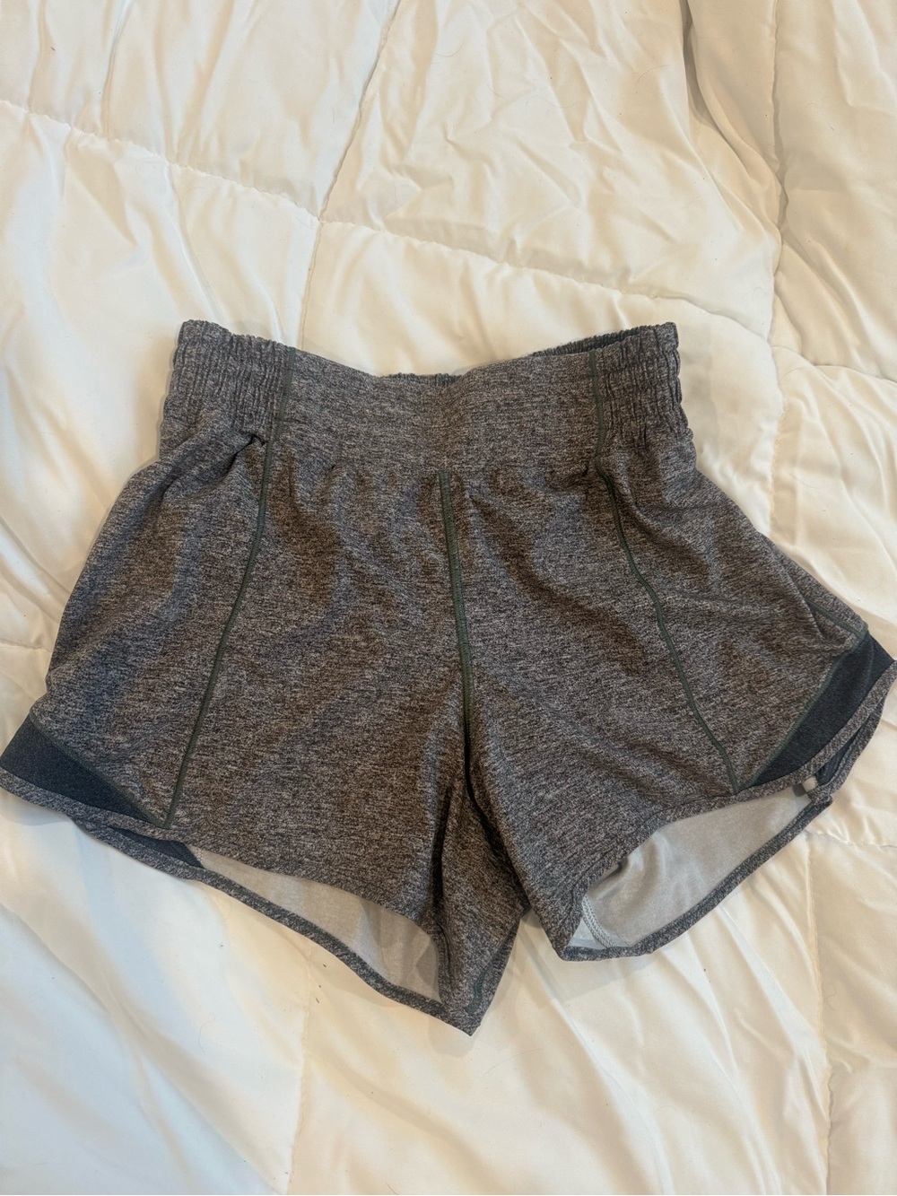 lululemon athletica Gray Performance Running Shorts